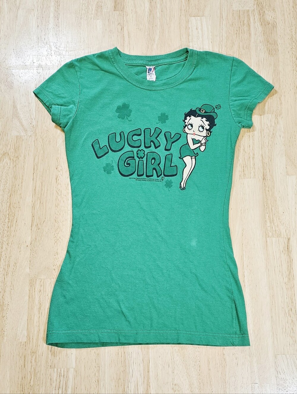 BOGO🎉Betty Boop Lucky Girl Graphic Tee